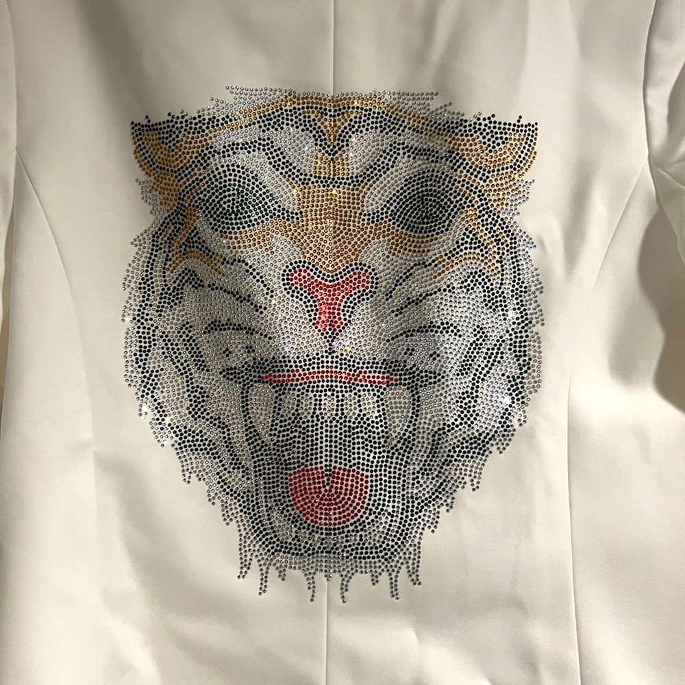 Crystal Tiger Jacket - Sz. 14 New in Plastic - Picture 3 of 7